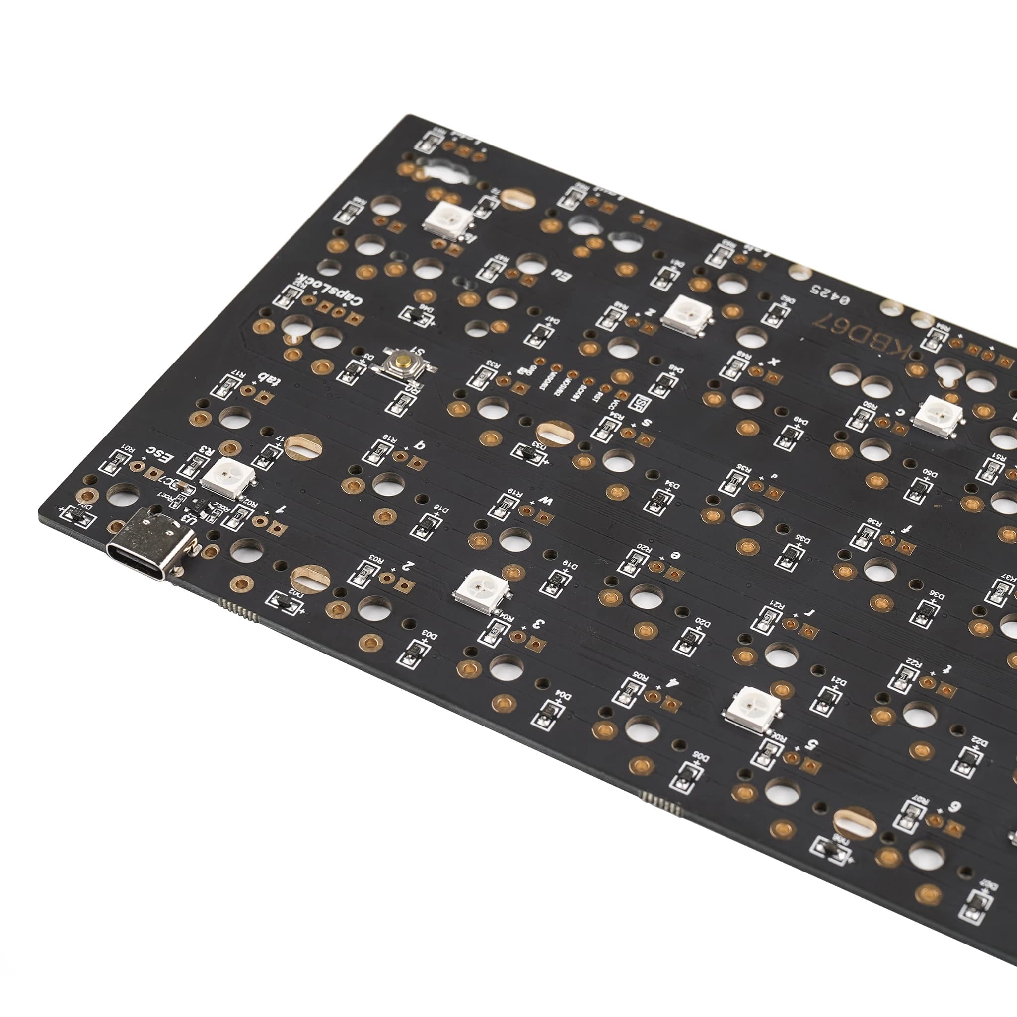 KBD65 - Custom 65% Mechanical Keyboard PCB for Enhanced Typing Experience