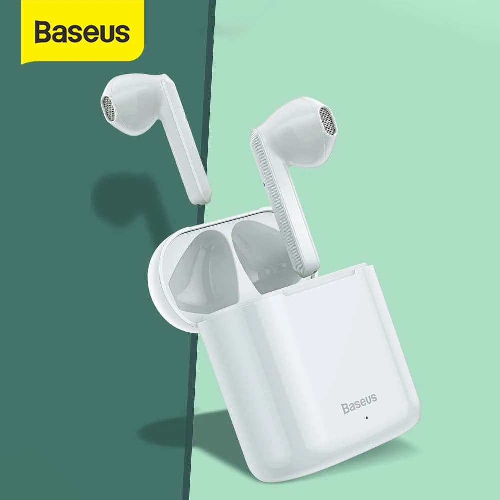 Baseus W09 TWS Wireless Bluetooth Earphone - Intelligent Touch Control, Stereo Bass Sound, Smart Connect