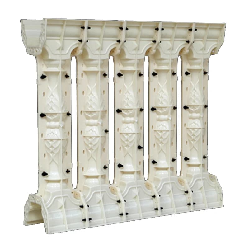 ABS Plastic Railing Mold AA13 for Home, Villa, and Garden - Concrete Baluster Molds