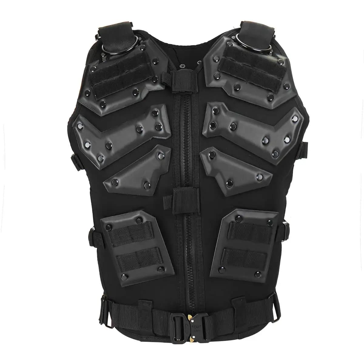 Airsoft Military Tactical Vest - Molle Hunting Combat Body Armor Vest for Outdoor Game Clothing, Hunting Vest for Training and Protection