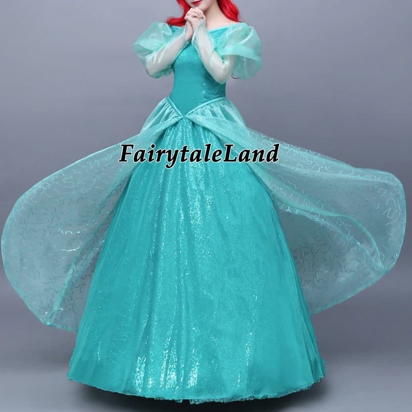 The Little Mermaid Ariel Cosplay Costume - Custom Made Princess Ariel Halloween Dress