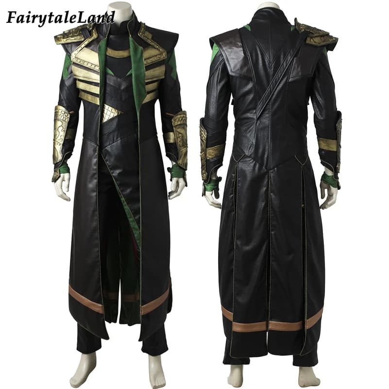 Loki Cosplay Costume Adult Cosplay Avengers Halloween Costume Thor The Dark World Loki Costume Fancy Cosplay Suit Custom Made