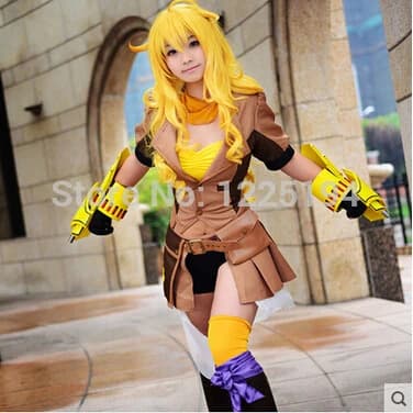 Yang Xiao Long Cosplay Costume for Women - Yellow Trailer Halloween Outfit