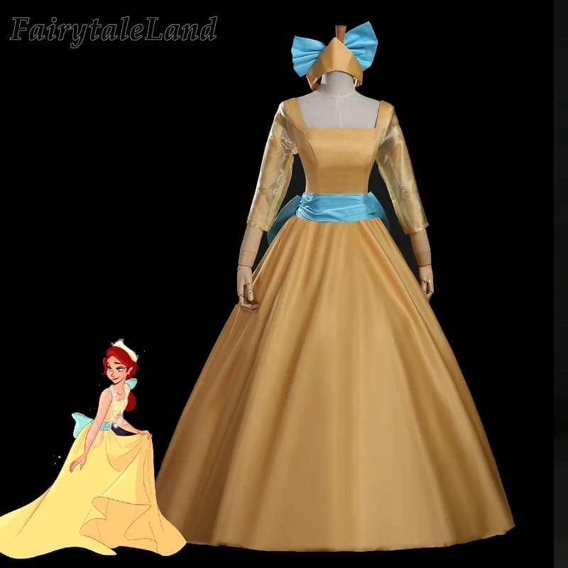 Anastasia Cartoon Movie Cosplay Costume - Fancy Halloween Outfit for Women, Princess Anastasia Dress - Customizable Anastasia Costume