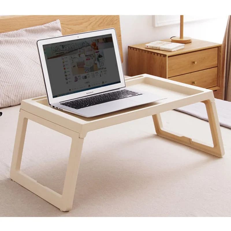 Simple Fashion Laptop Table - Creative Foldable Computer Desk for Portable Bed Studying - Notebook Table for Sofa Bed