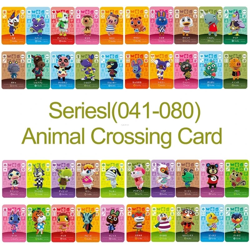 Animal Crossing Card NS Game Series 1 (041-080) for Optimal Gaming Experience