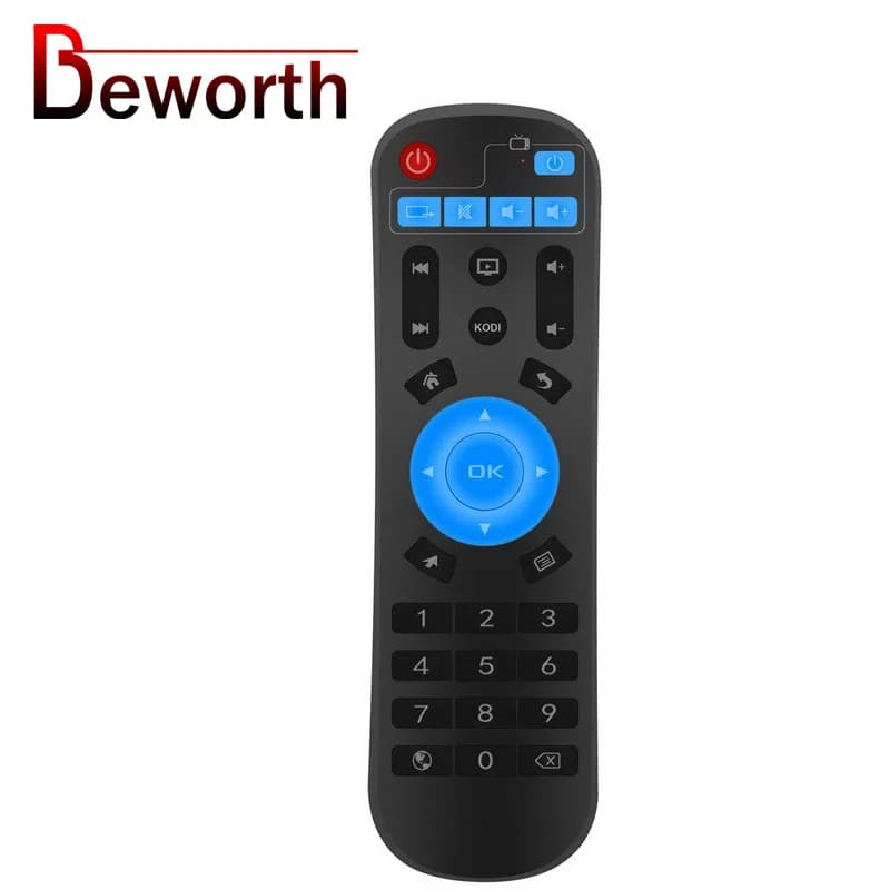 TV Box Remote Control for NEXBOX A95X, Amlogic S905W, Tanix TX6, TX2, TX3, TX5, TX9 Pro, TX92, TX3 Max, TX95, H96 PRO, Mini Plus, MAX X2, and H2