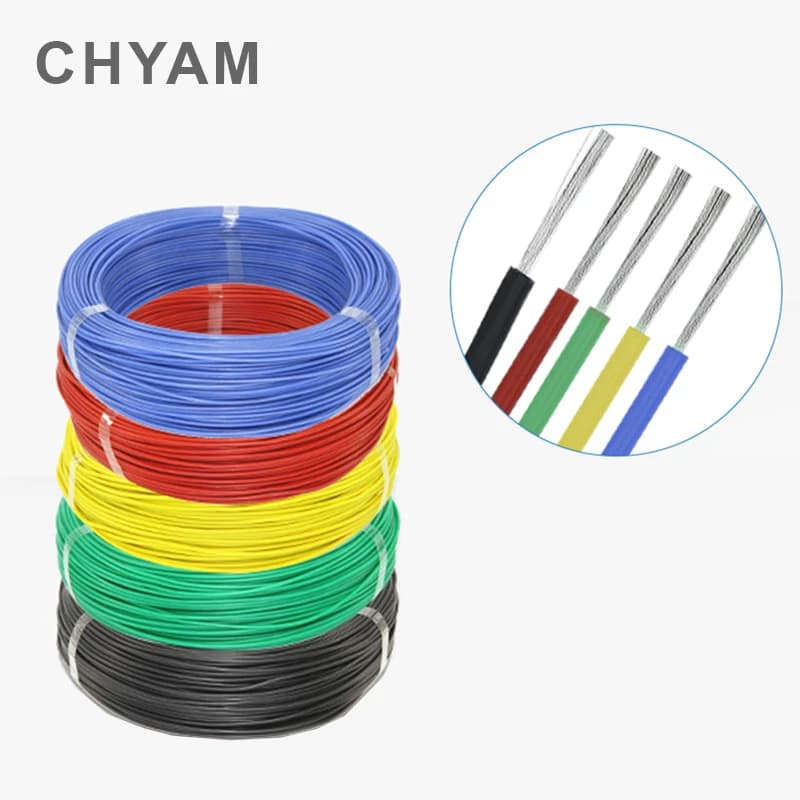 5 Meters UL1007 PVC Electronic Wire 18AWG 16AWG 22AWG 24AWG 26AWG 28AWG 30AWG