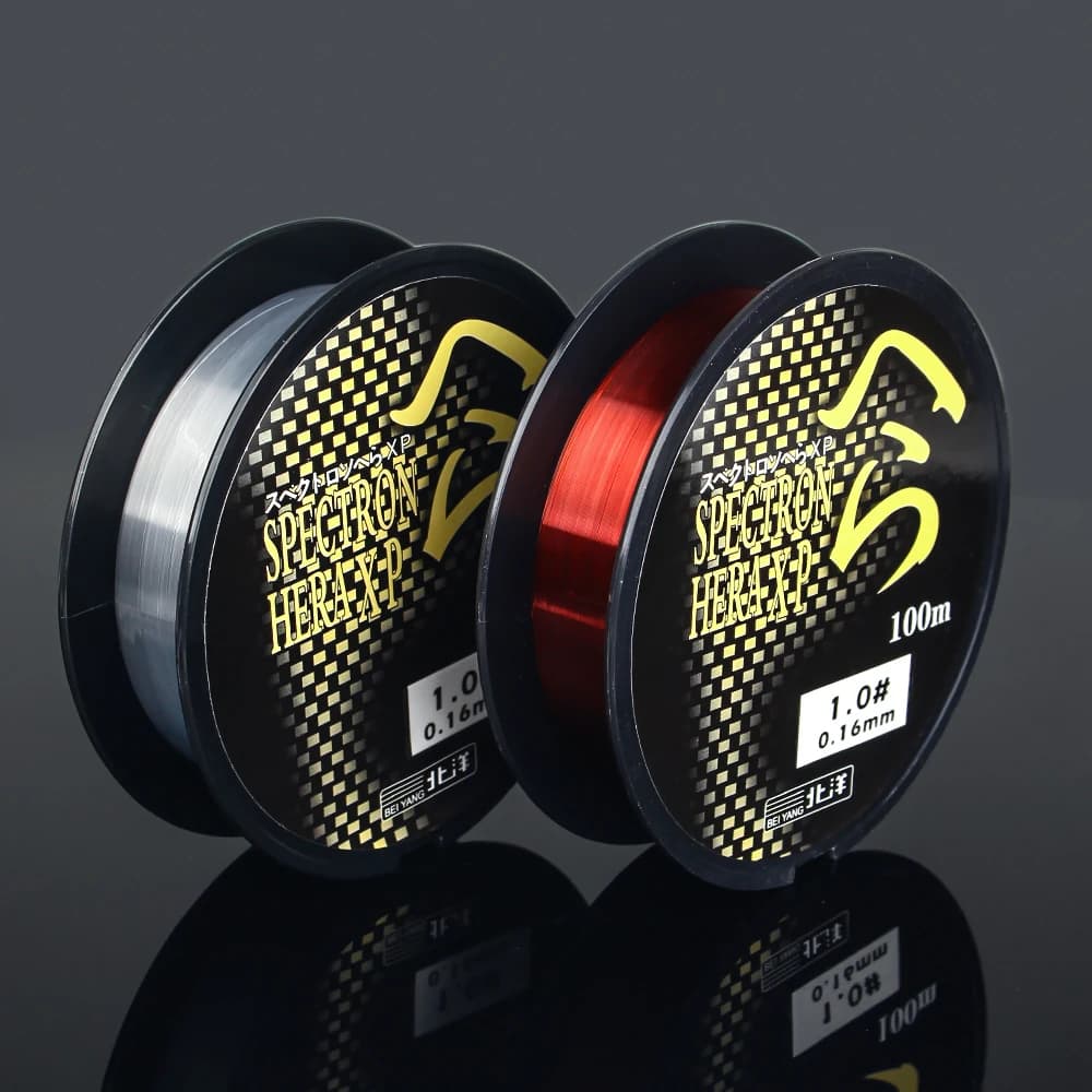 100m Monofilament Nylon Fishing Line made in Japan - Ideal for Bass and Carp Fishing - High-Quality Mainline Tippet and Essential Fishing Accessories