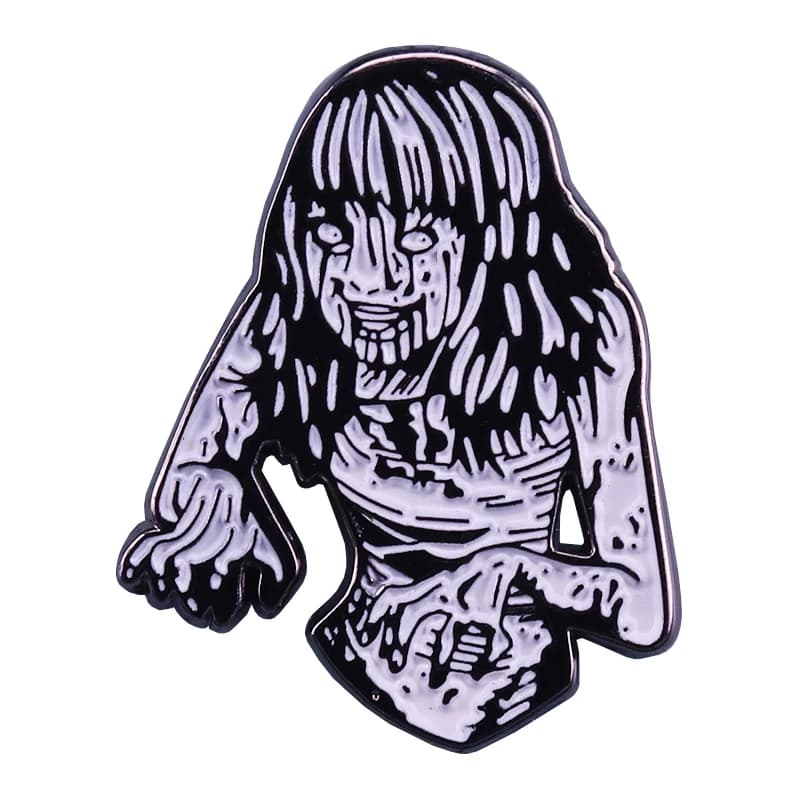 Junji Ito Horror Art Collection: Anything But a Ghost Badge for Fans