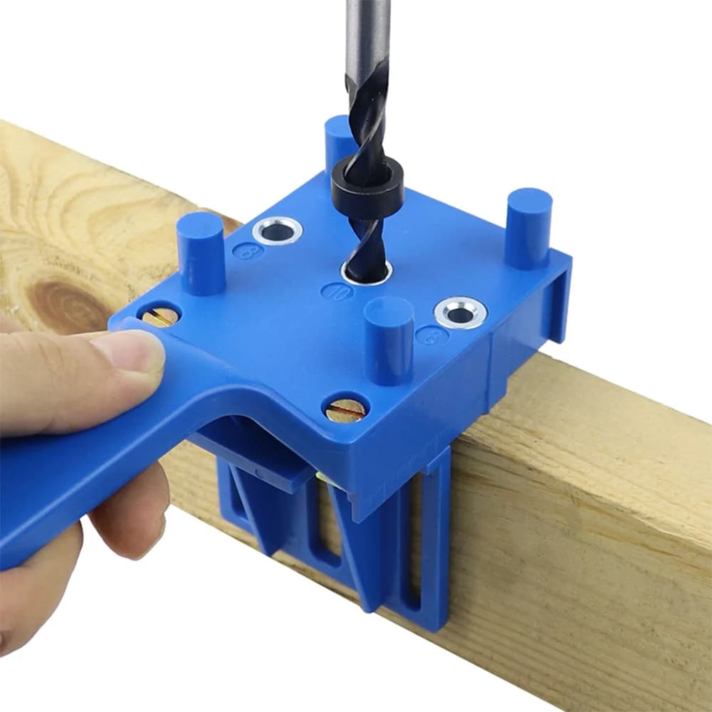 Quick Wood Doweling Jig | Woodworking Oblique Hole Jig | DIY Tools | Multi-functional Drill Bits | Pocket Hole Puncher Tools Set