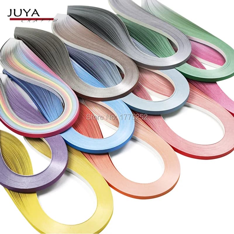 JUYA Gradient Paper Quilling, QP388.Each Strip From White to Dark Color, 390 Mm Length, 10 Colors Available, 4 Width Could Choose