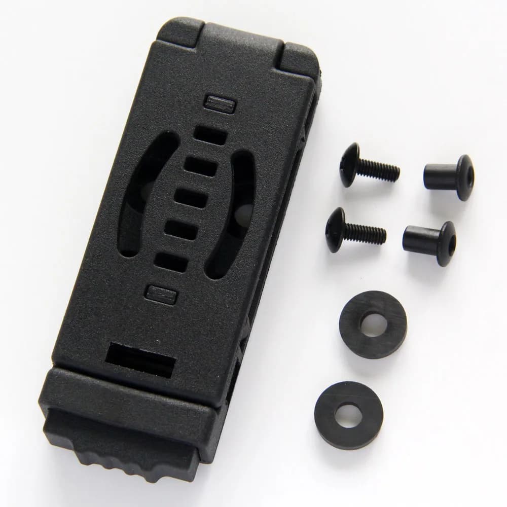 Small DCL Combat Loop Holster/Sheath Mount with Screw Belt Clip - Kydex HOLSTEX Boltaron Belt Loop