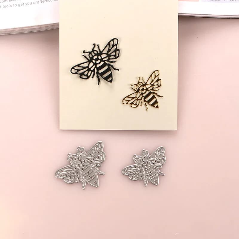 DUOFEN Metal Cutting Dies: Insect Bees Stencil for DIY Scrapbook Paper Album