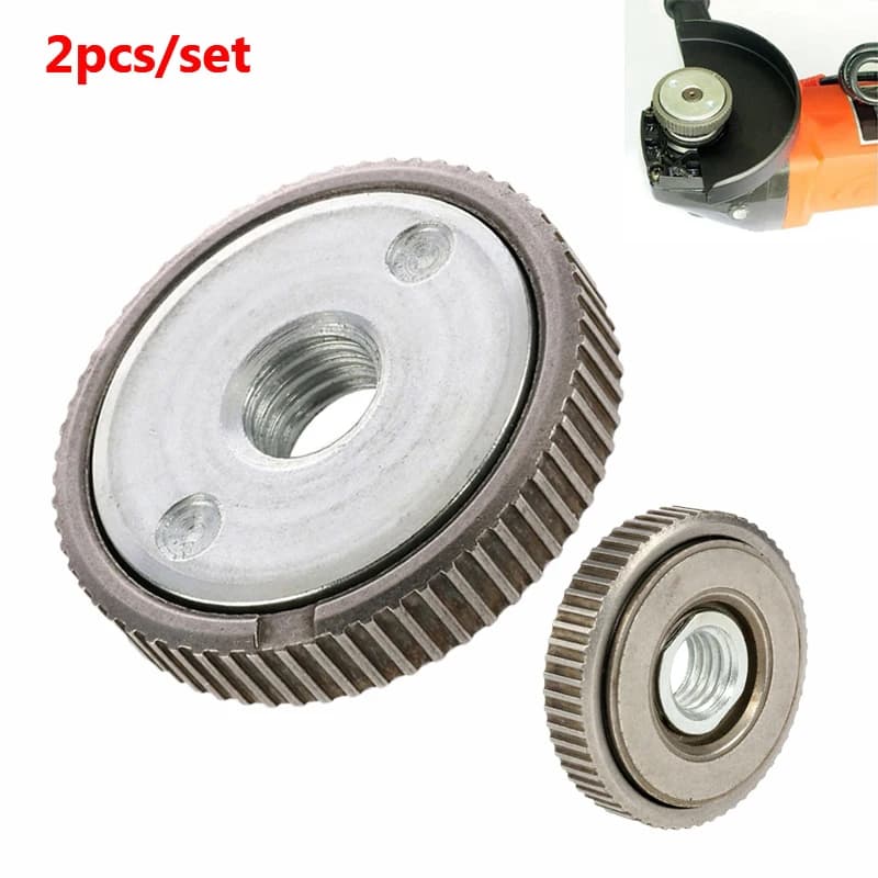 2Pcs Locking Plate Chuck M14 Thread Angle Grinder Inner Outer Flange Nut Set Tools Power Replacement
Bosch Metabo Makita