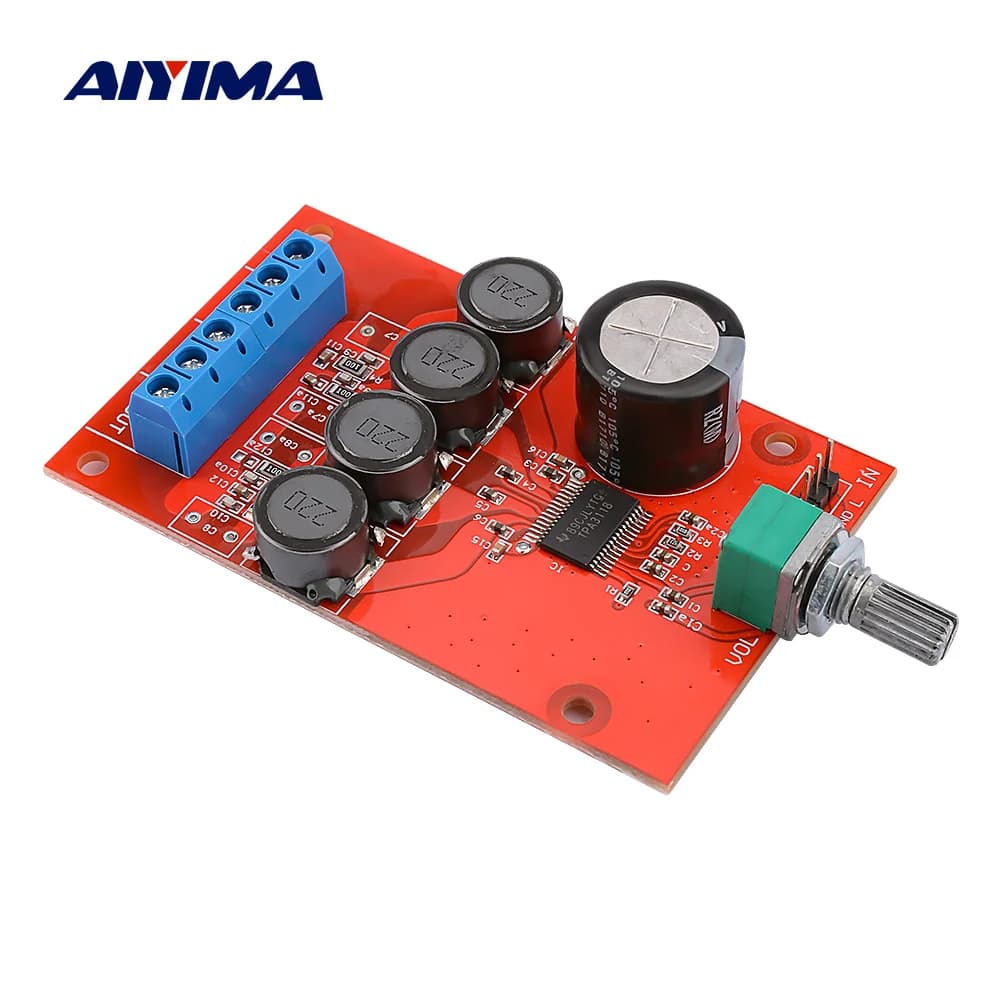 AIYIMA TPA3118 Digital Power Amplifier Board 25W x 2 Stereo Two Channel Sound Amplifier for Home Theater DIY Speaker Audio Amp