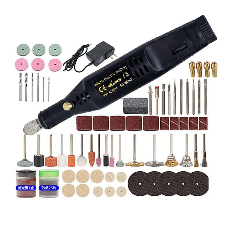 147-Piece Mini Electric Rotary Tool Kit, Electric Drill Dremel Grinder Engraver Pen, Grinding Machine with Dremel Accessories