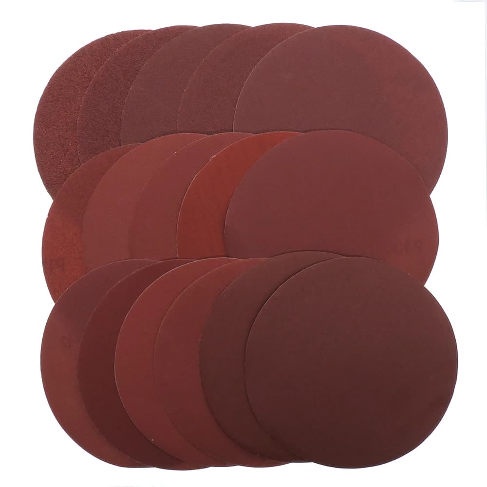 20 Pack 6 Inch 150MM Aluminum Oxide Velcro Sander Sandpaper Discs - Hook and Loop, 60 to 2000 Grits