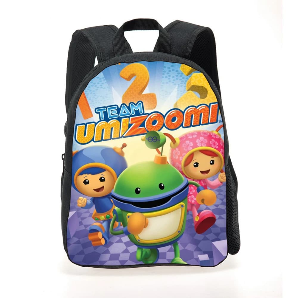 Team Umizoomi Kids Cartoon Backpack - School Bag for Boys and Girls, Travel and Daily Use, Children’s Mochila Schoolbags