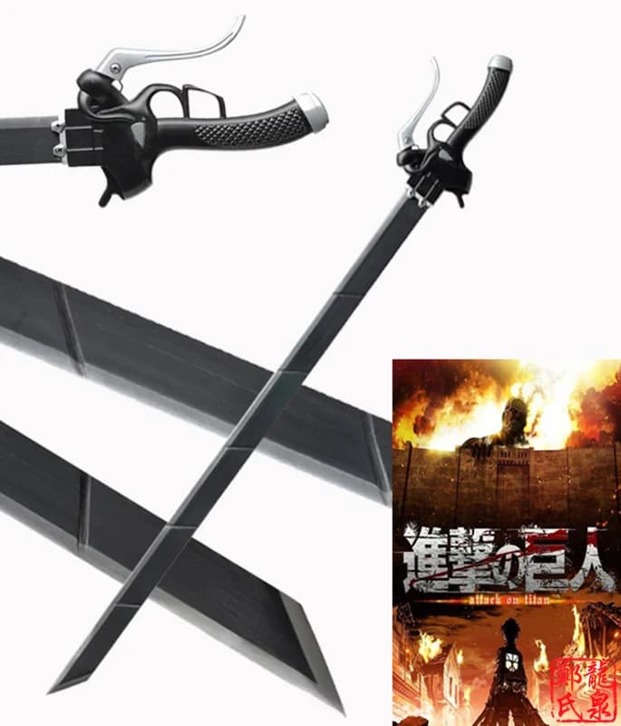 Attack on Titan Cosplay Anime Real Steel Sword Special Operations Halloween Decorative - Non-Sharp Supply