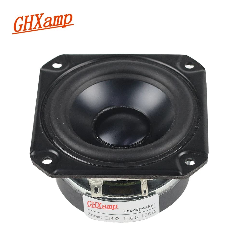 GHXAMP 3 INCH Bass Full Range Speaker Woofer 4OHM Waterproof Tweeter Mid Low Frequency for Peerless Speaker Bluetooth DIY 40W