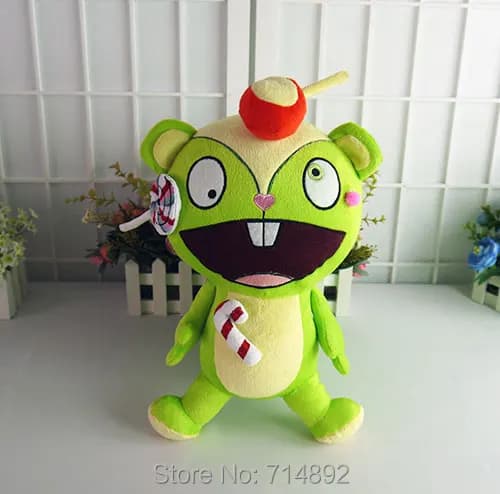 HTF Nutty Plush Doll 38cm - Happy Tree Friends Anime Soft Pillow Toy Gift with Free Shipping