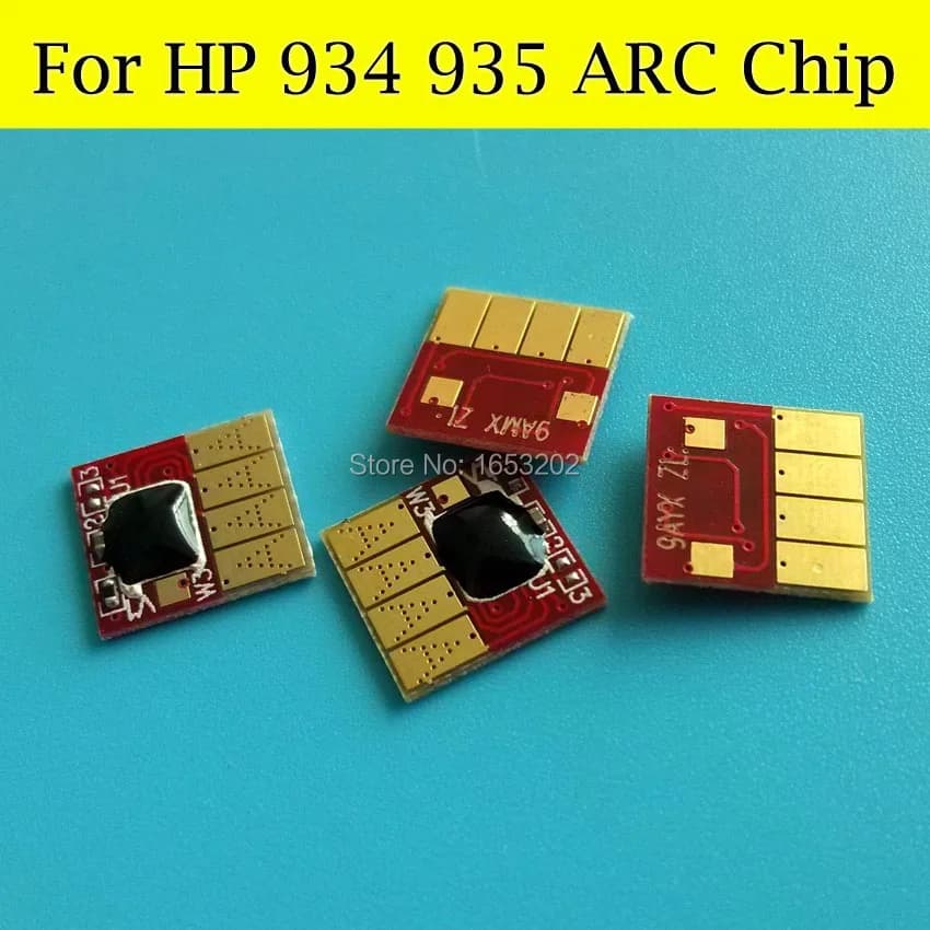 Cartridge Chip for HP 934, 935, 934XL, 935XL - Newest Version - Compatible with HP Officejet Pro 6830, 6230, 6835, 6815, 6812 Printer