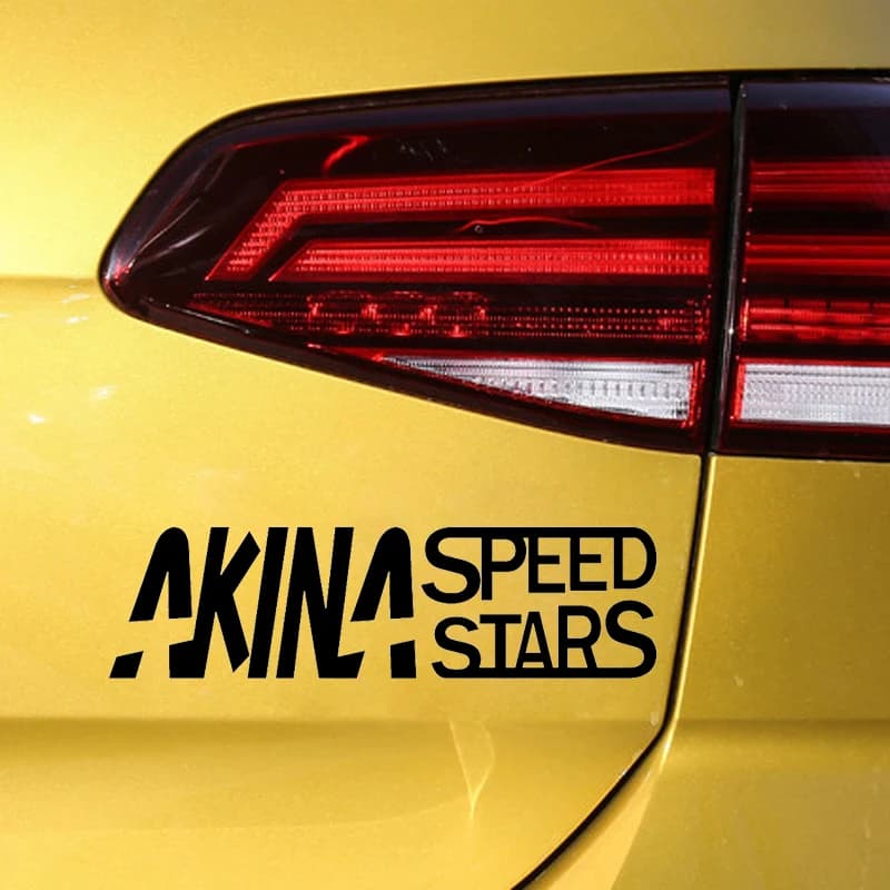 AKINA SPEED STARS - Vinyl Sticker Decal for JDM Lowered Racing Cars - Funny Car Styling