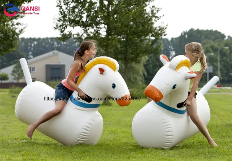 Inflatable Pony Hops Bounce Derby Horse - Adult and Kid Riding Sports Game for Sale