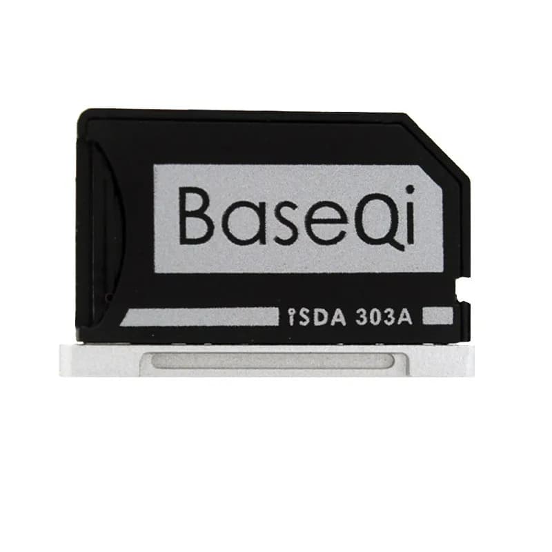 BASEQI Aluminum MiniDrive Micro SD Card Reader for MacBook Pro Retina 13'' Model 303A - Memory Card Adapter