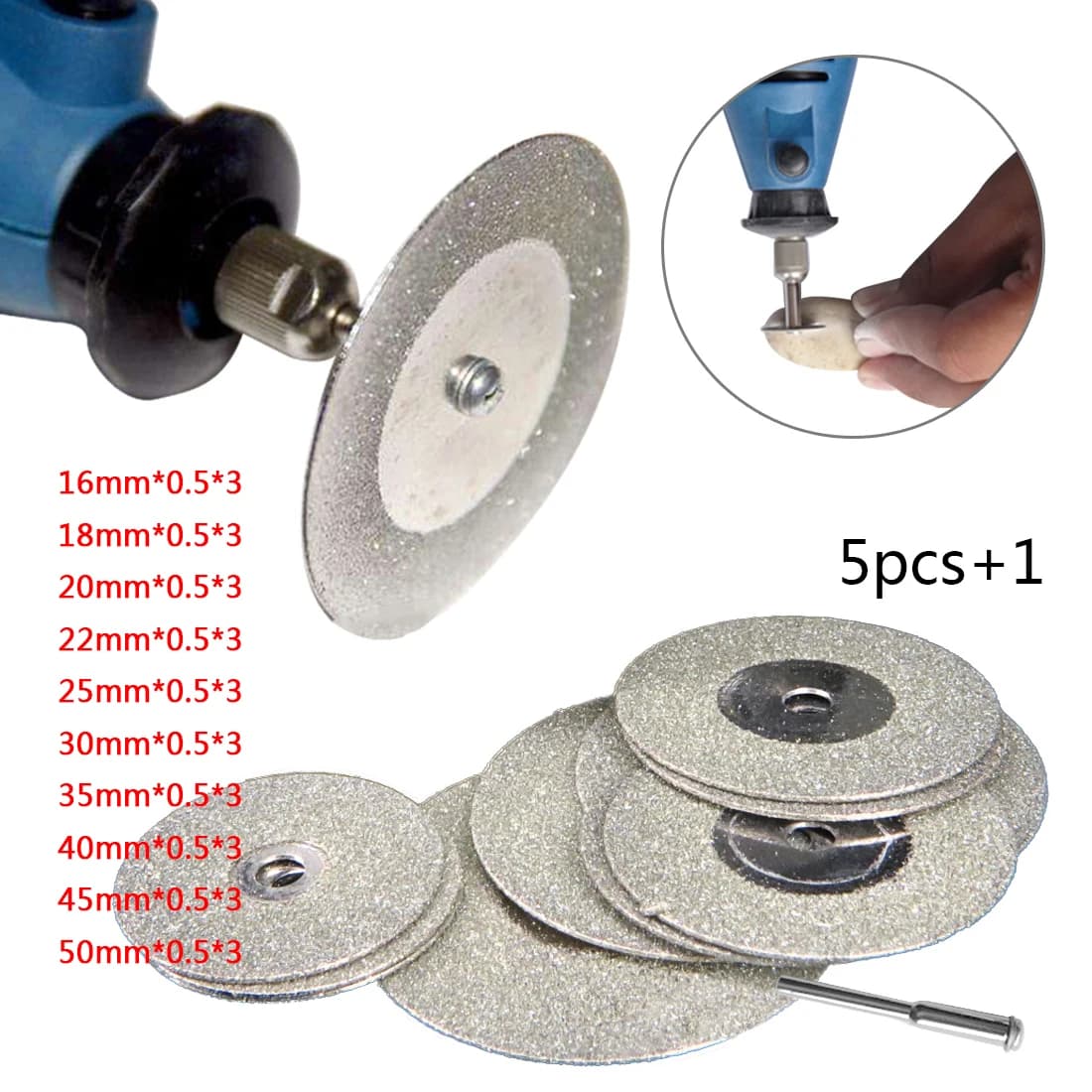 Hot Dremel Tool Mini Cutting Disc - Rotary Accessories Diamond Grinding Wheel - Rotary Circular Saw Blade - Abrasive Diamond Disc