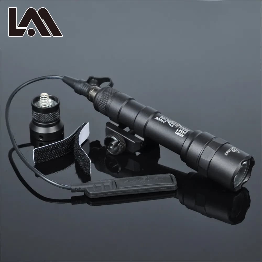 Tactical SF M600 M600B Gun Light: Lanterna Airsoft Rifle Flashlight