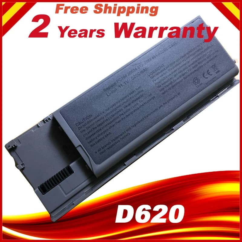 Dell Latitude D620 D630 D631 M2300 KD491 KD492 KD494 KD495 NT379 PC764 PC765 PD685 RD300 TC030 Laptop Battery