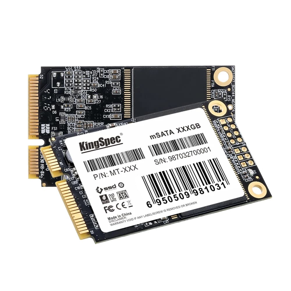 KingSpec MT-128 Mini PCIE mSATA SATA III 6GB/S SSD 120GB 128GB | Dell M6500 & Lenovo Y560 Compatible