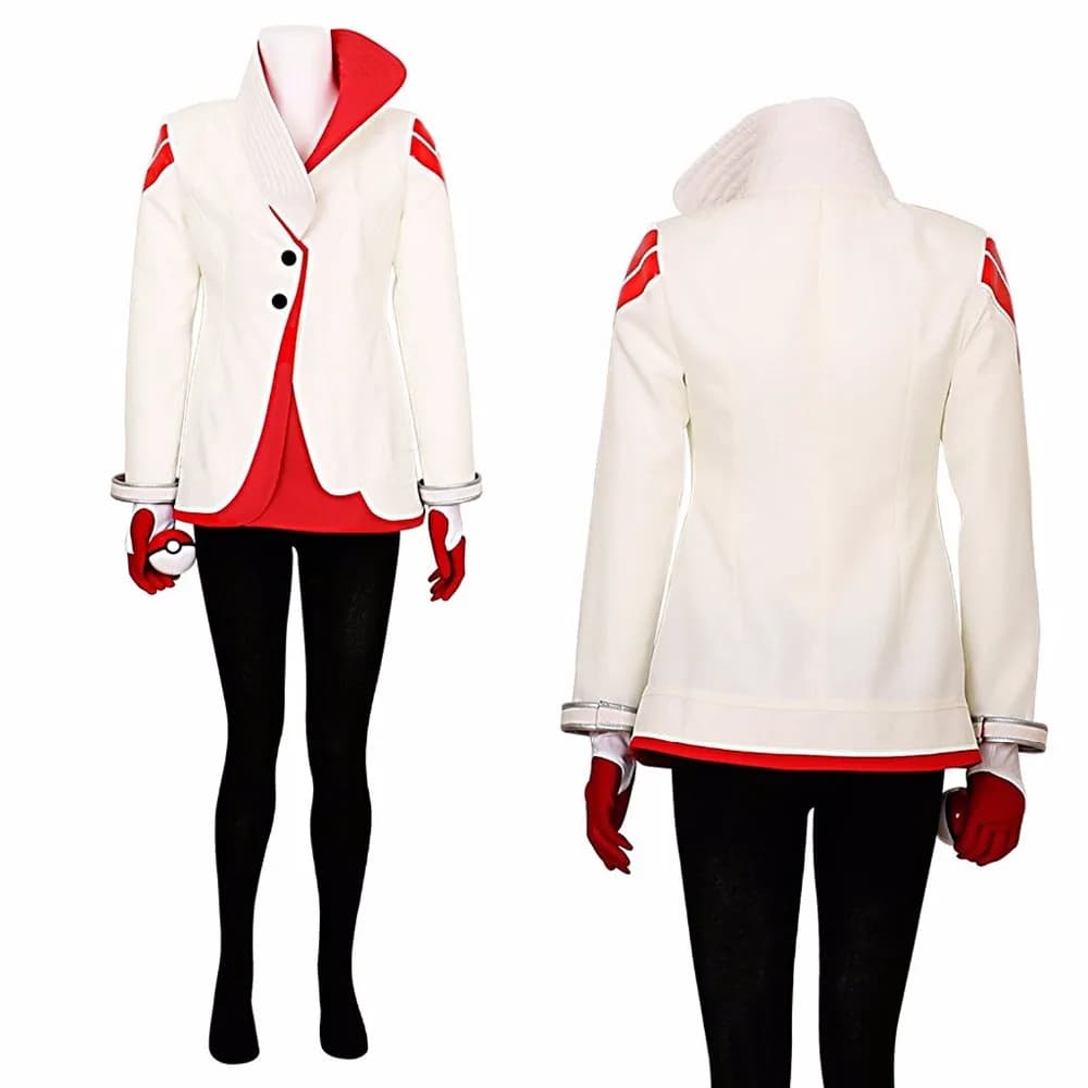 Tailor Made Pokemon Go Candela Cosplay Costume for Team Valor Team Leader