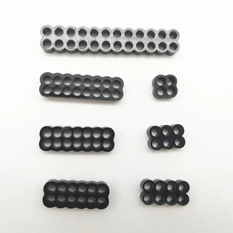 3mm PC Cable Black Acrylic Round Cable Combs