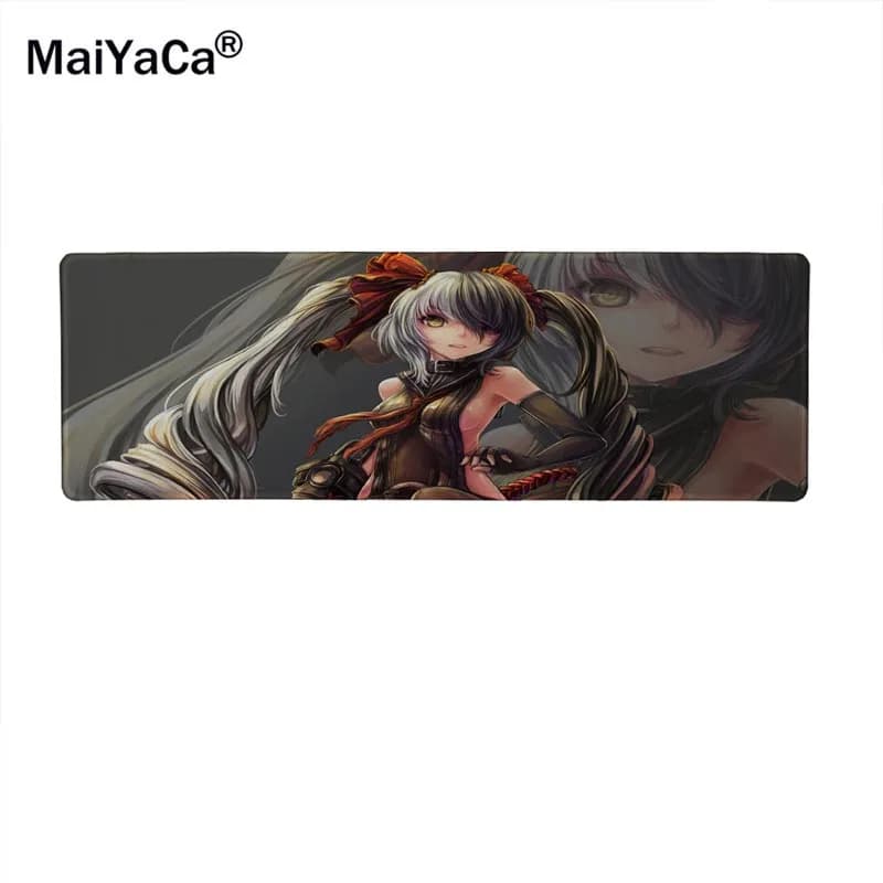 Blade and Soul Anime Wallpaper Lock Edge 30x90cm Large Mouse Pad for Gaming - Non-slip Table Mat