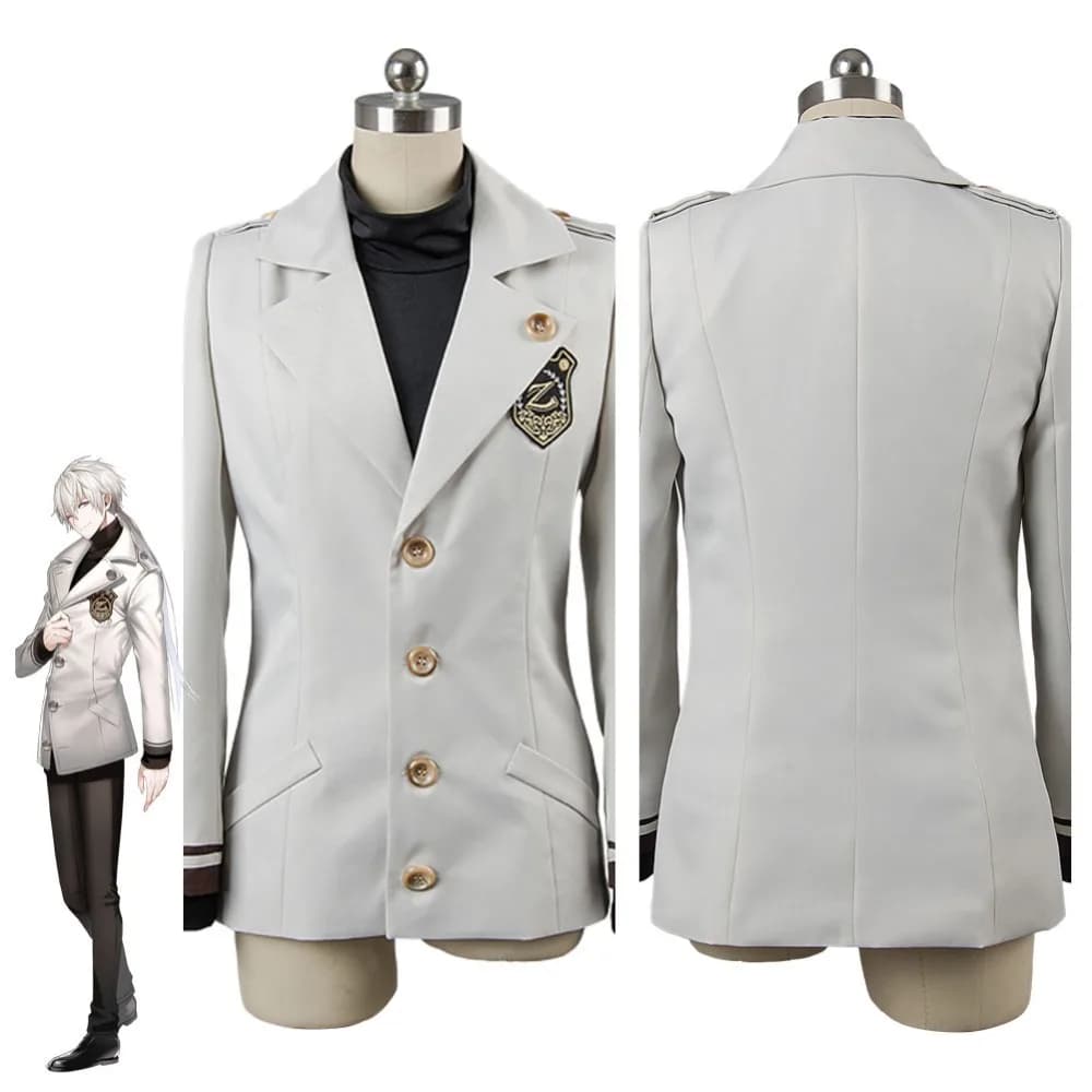 Mystic Messenger Zen Ryu Hyun Zenny Cosplay Costume Jacket & Shirt Set for Halloween Carnival Party - Custom Made