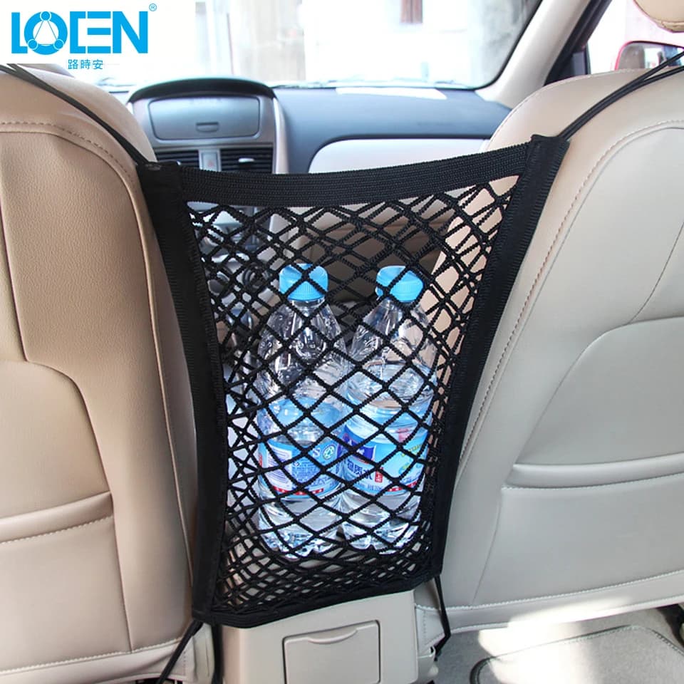 Car Truck Storage: Luggage Hooks Hanging Organizer Holder, Car Elastic Seat Bag Mesh Net Storage Bag, Car Phone Holder