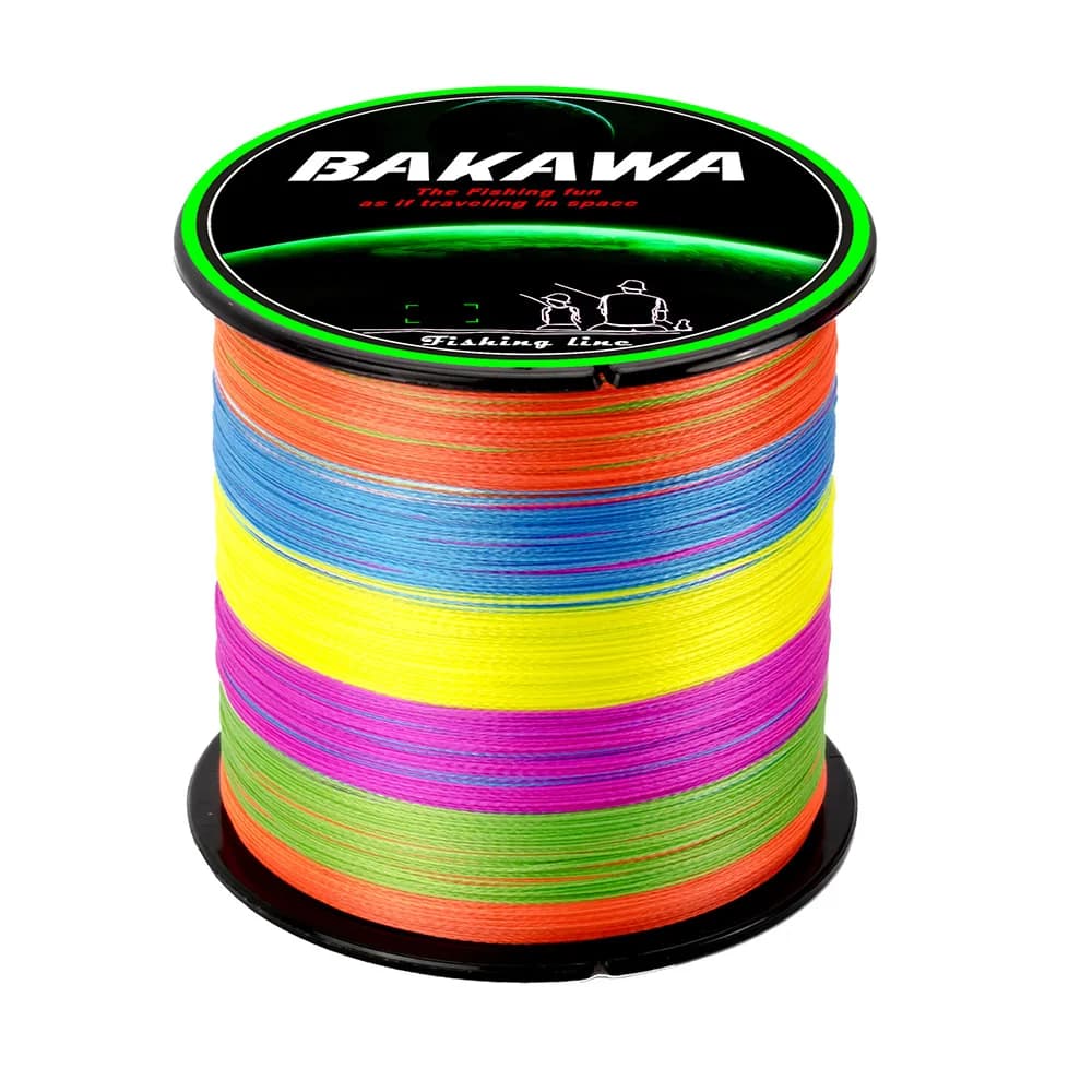 BAKAWA 300M PE 4 Strand Braided Fishing Line - High-Quality Multifilament Fishing Line for Carp Fishing - Super Strong and Durable