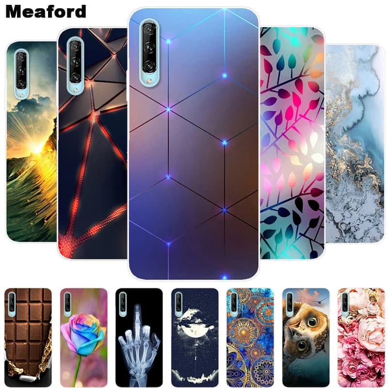 6.59-inch Soft Silicone Shockproof Phone Cover Case for Huawei P Smart Pro 2019