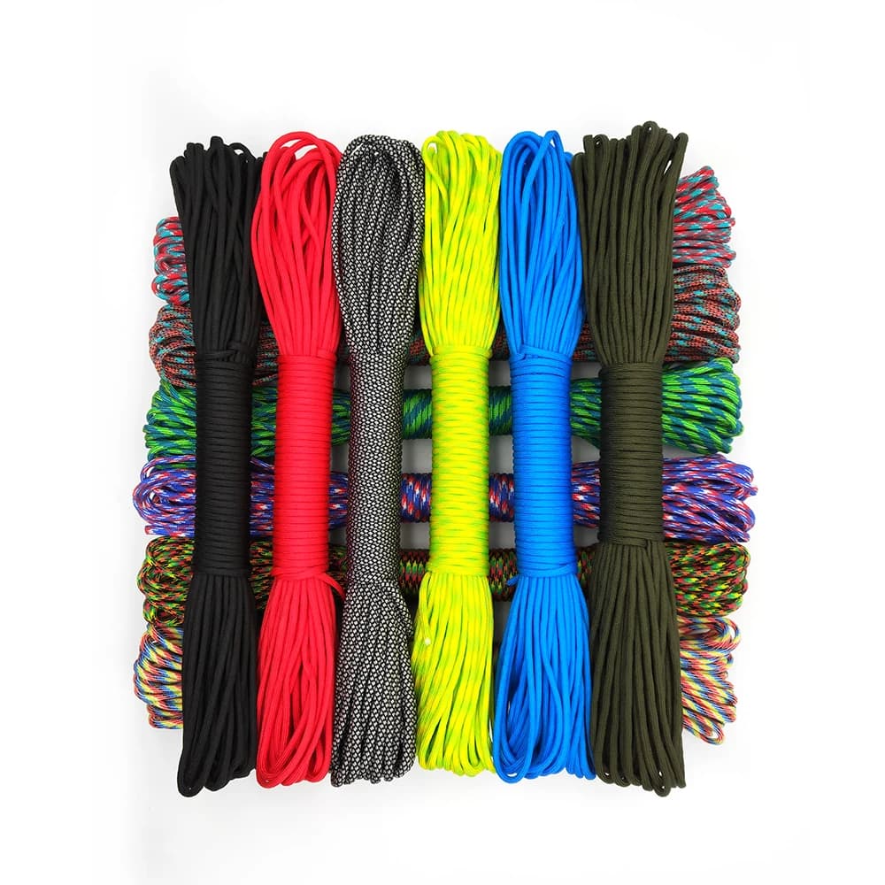 31m Dia. 4mm 9-Strand Core Paracord for Survival, Parachute Cord Lanyard, Camping, Climbing, Rope for Hiking and Clothesline