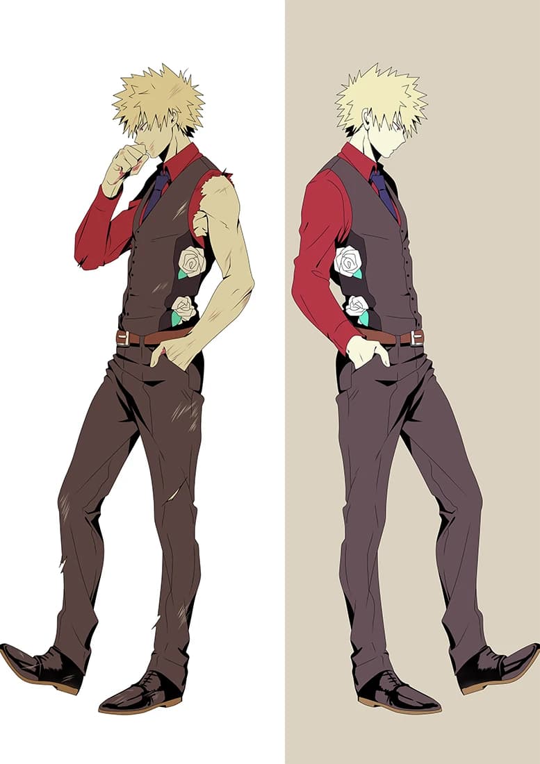 Boku No Academia Bakugou Katsuki Cosplay Dakimakura Pillow Case Hugging Body Gift