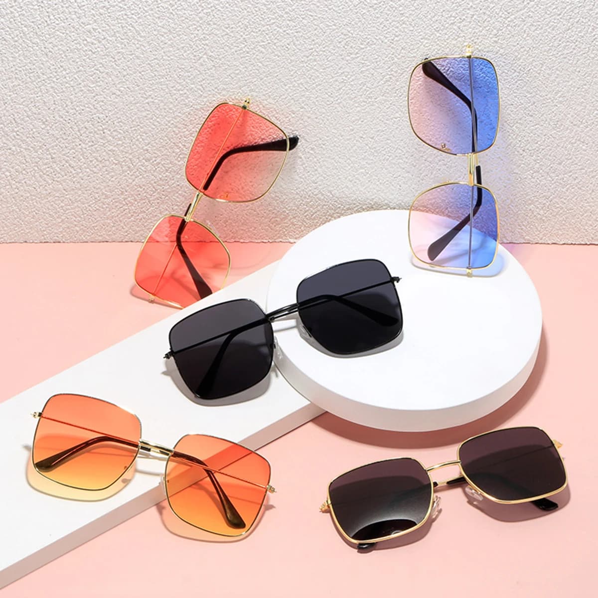 Women's Glasses, Men's Glasses Fashion Trend Sunglasses, Men's and Women's Sunshade, Driving Sunglasses