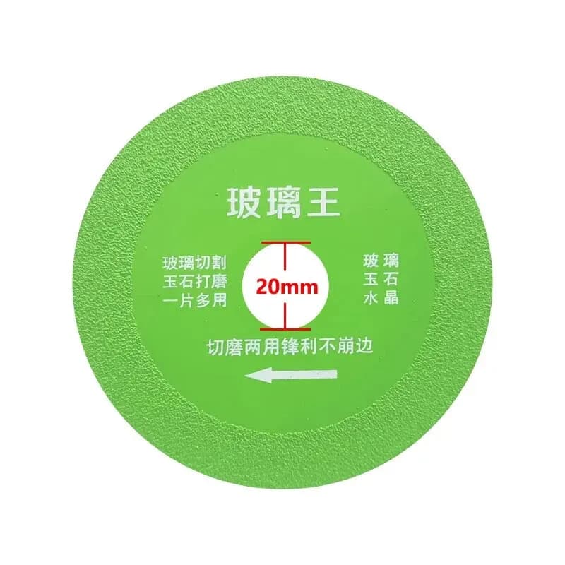 Diamond Ultra Thin Green Brazing Blade Cutting Blade Ceramic Jade Glass Tile Wine Bottle Grinding Cutting Saw Blade Tool