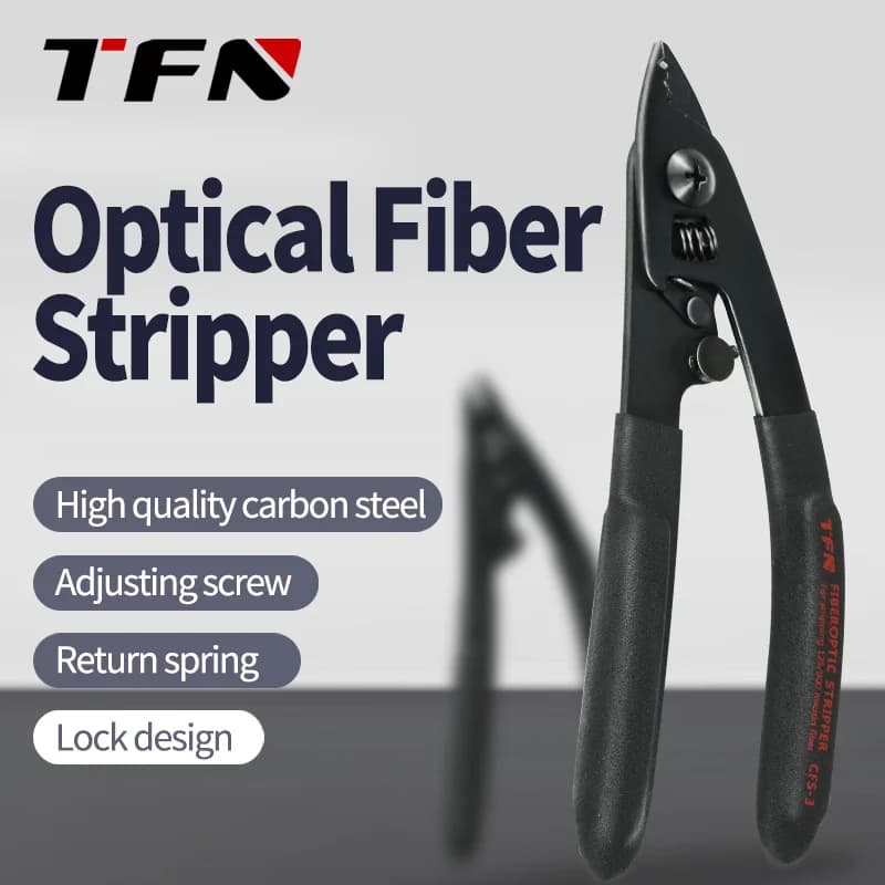 TFN Three Port Miller Pliers Stripper Pliers Coating Layer Stripper Pliers FTTH Telecom Grade Tools Fiber Optic Stripper