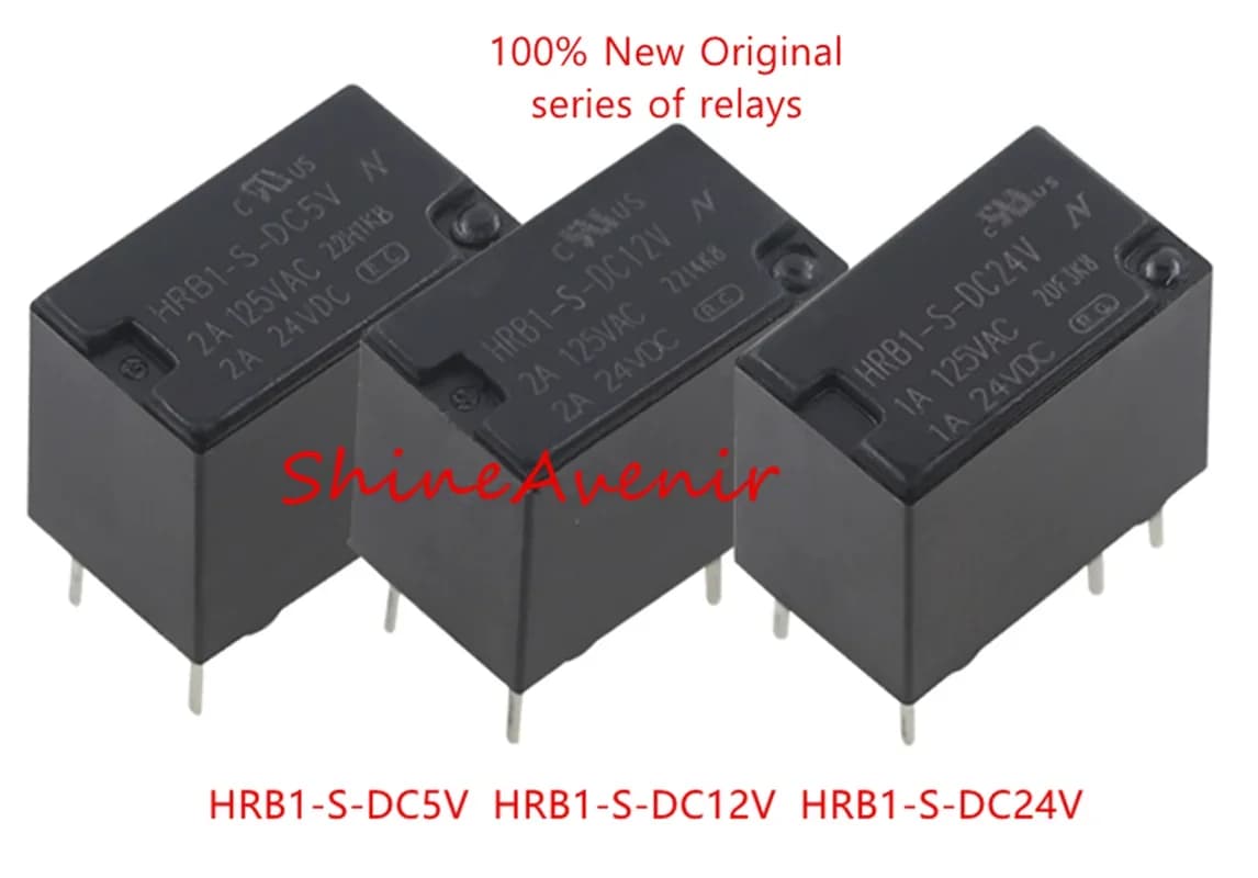 15pcs HRB1-S-DC5V HRB1-S-DC12V HRB1-S-DC24V HCP2-S-DC5V-C HCP2-S-DC12V-C HCP2-S-DC24V-C 100% original relay